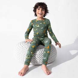 Bellabu Bear - Jurassic Park: Safari Bamboo Kids Pajamas