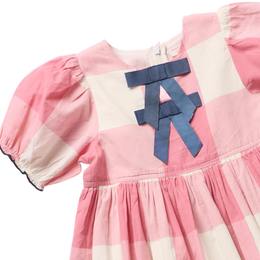 Pink Chicken - Baby Hermione Dress Set - Pink Checks