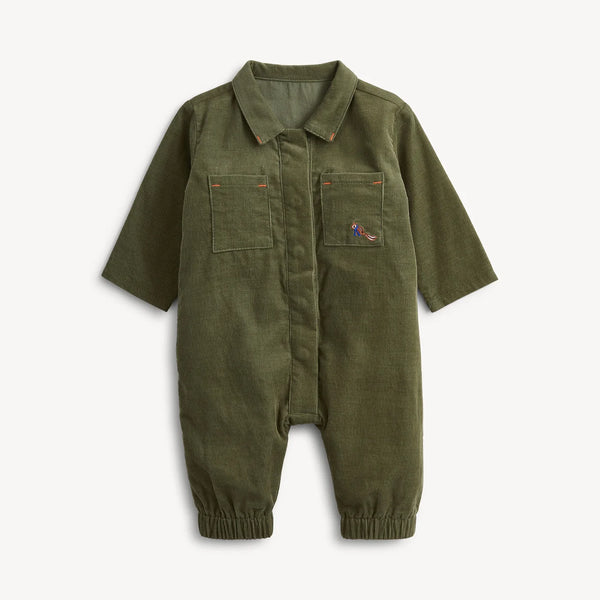 Magnetic Me - Corduroy Romper - Green