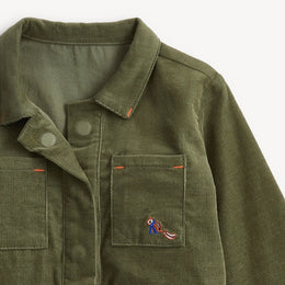 Magnetic Me - Corduroy Romper - Green