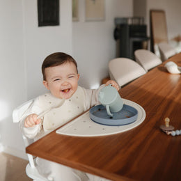 Mushie - Silicone Baby Bib