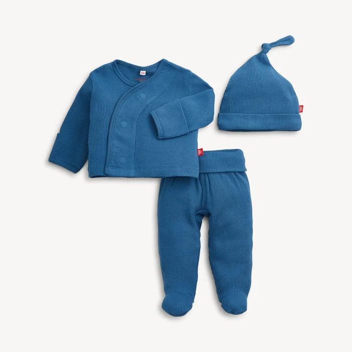 Magnetic Me -  Waffle Knit Take Me Home Set - Dark Blue