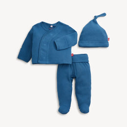 Magnetic Me -  Waffle Knit Take Me Home Set - Dark Blue