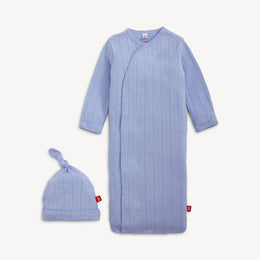 Magnetic Me -  Pointelle Gown & Hat Set - Wisteria