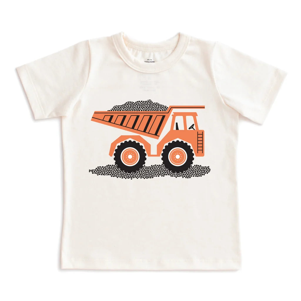 Winter Water Factory - Short-Sleeve GRAPHIC Tee - Dump Truck Natural