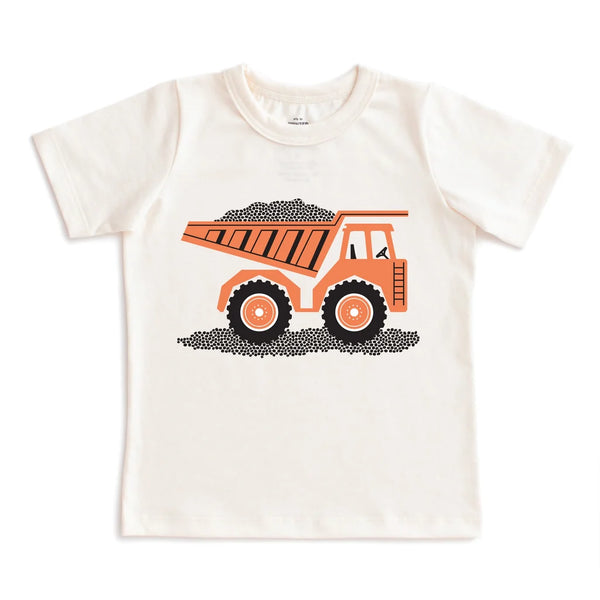 Winter Water Factory - Short-Sleeve GRAPHIC Tee - Dump Truck Natural