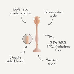 Mushie -  Silicone Baby Bottle Brush