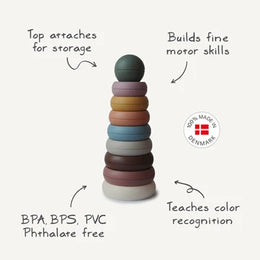 Mushie - Stacking Rings Toy