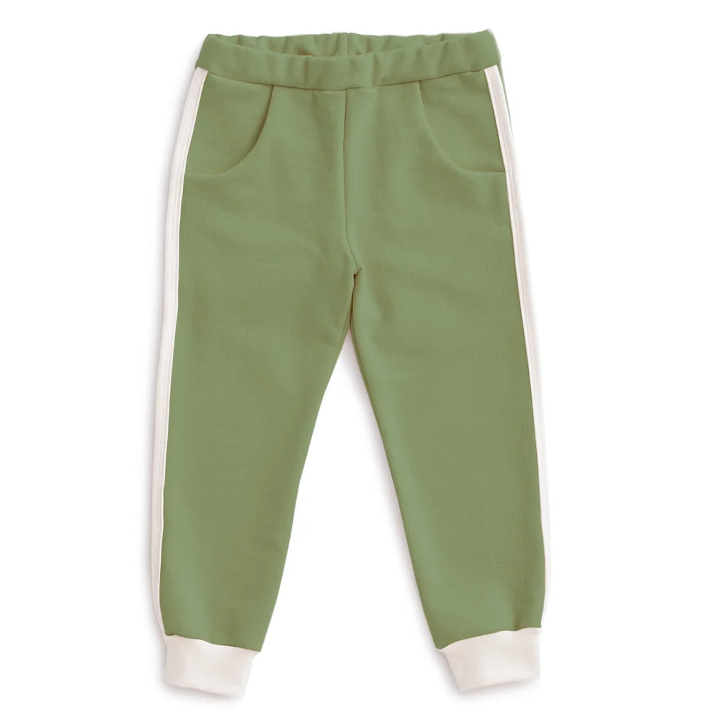 Winter Water Factory - Track Pants - Solid Leaf Green