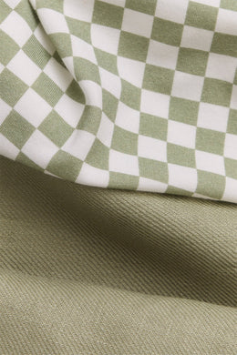 Sage Chequer Soft Buckle Carrier