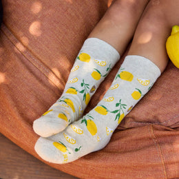 Conscious Step - Kids Socks that Plant Trees | Lemons - Organic Cotton Socks