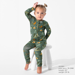 Bellabu Bear - Jurassic Park: Safari Bamboo Convertible Footie