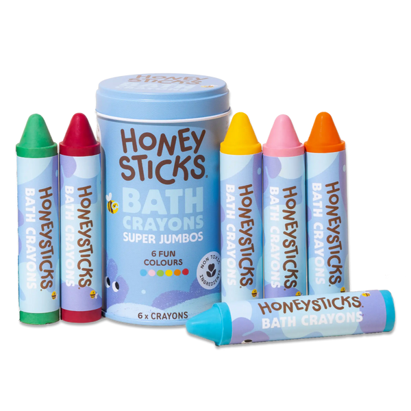 Honeysticks - Honeysticks Bath Crayons Super Jumbos 6pk