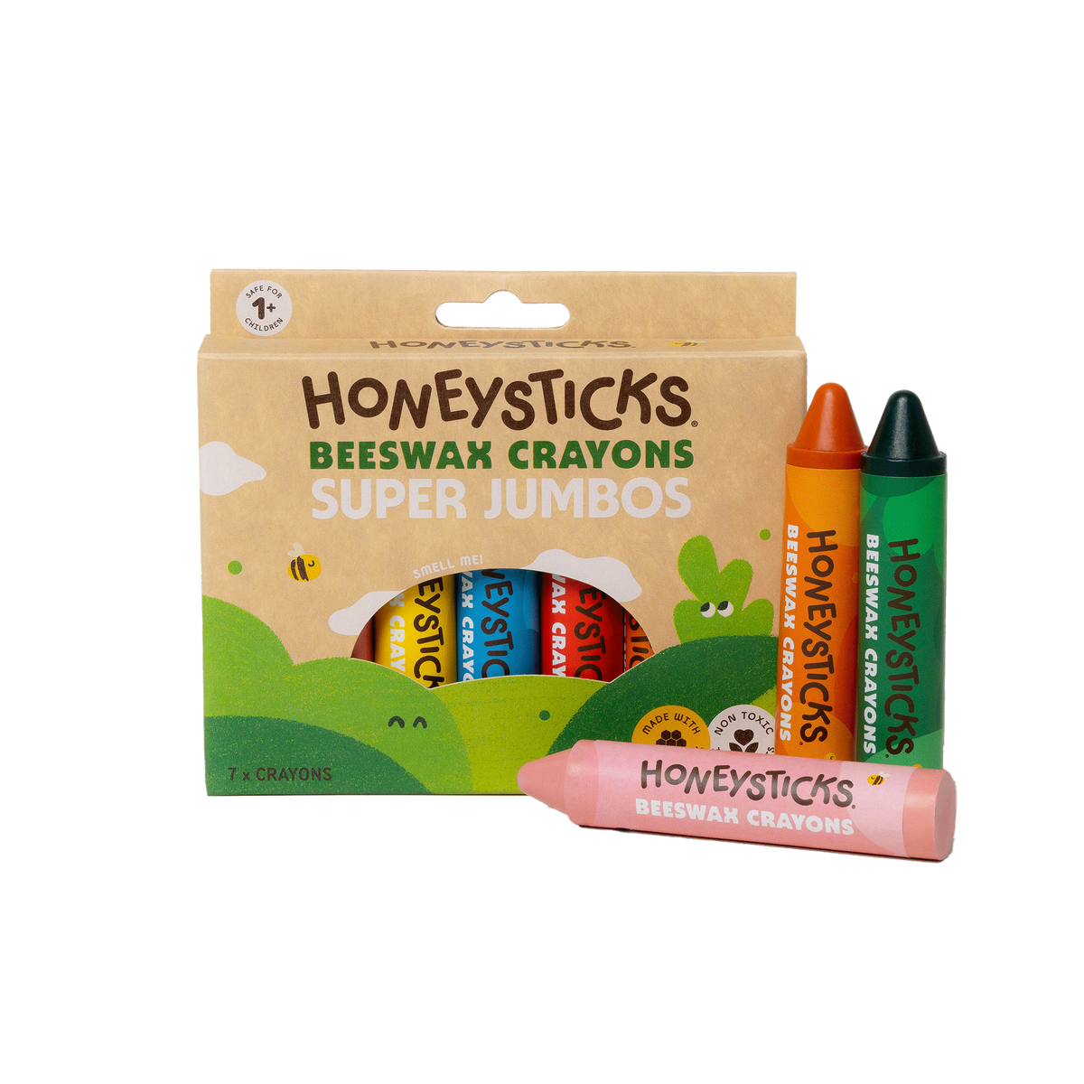Honeysticks - Honeysticks Beeswax Crayons Super Jumbos 7pk