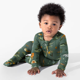 Bellabu Bear - Jurassic Park: Safari Bamboo Convertible Footie