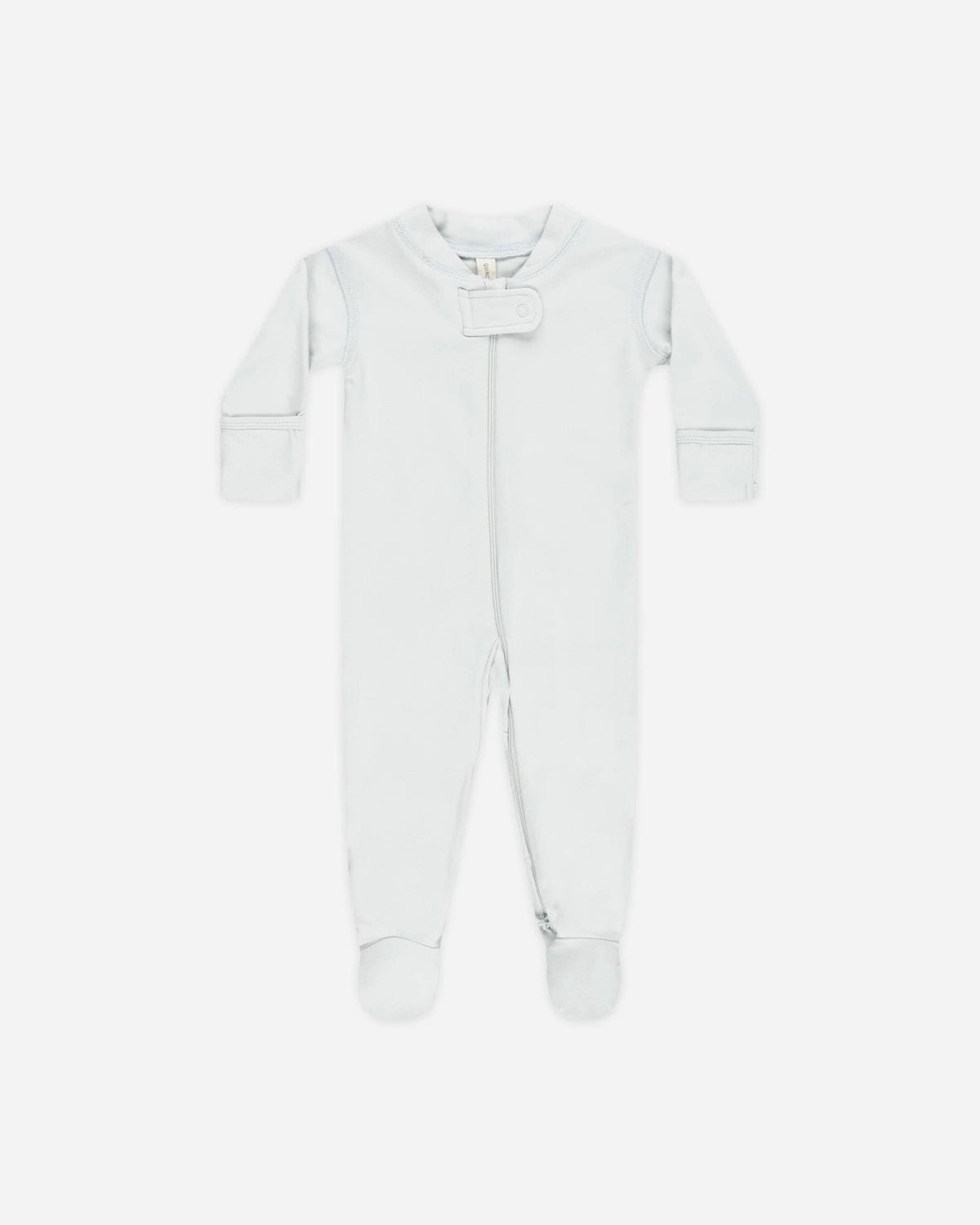 Quincy Mae - Zip Longsleeve Sleeper Footie Fog