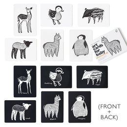 Wee Gallery - Art Cards for Baby - Baby Animals - Infant Flash Cards