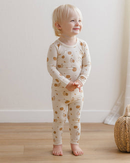 Quincy Mae - Bamboo Pajama Set Harvest Friends