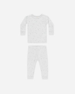 Quincy Mae - Modal Pajama Set Stars Fog