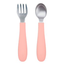 WeeSprout - Stainless Steel Toddler Fork & Spoon Set – 2 Piece