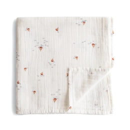 Mushie - Organic Cotton Muslin Swaddle Blanket