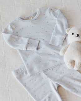 Quincy Mae - Modal Pajama Set Stars Fog
