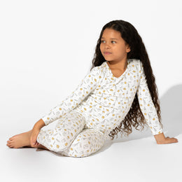 Bellabu Bear - Milk and Cookies Bamboo Kids Pajamas