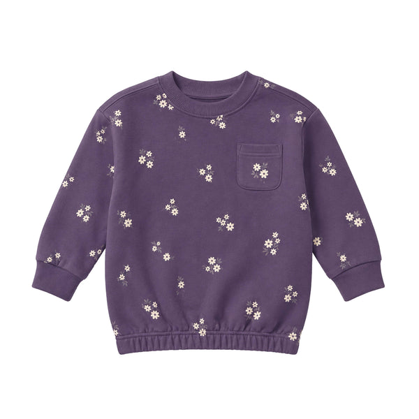 Colored Organics - Koi Fleece Pullover - Posey Floral