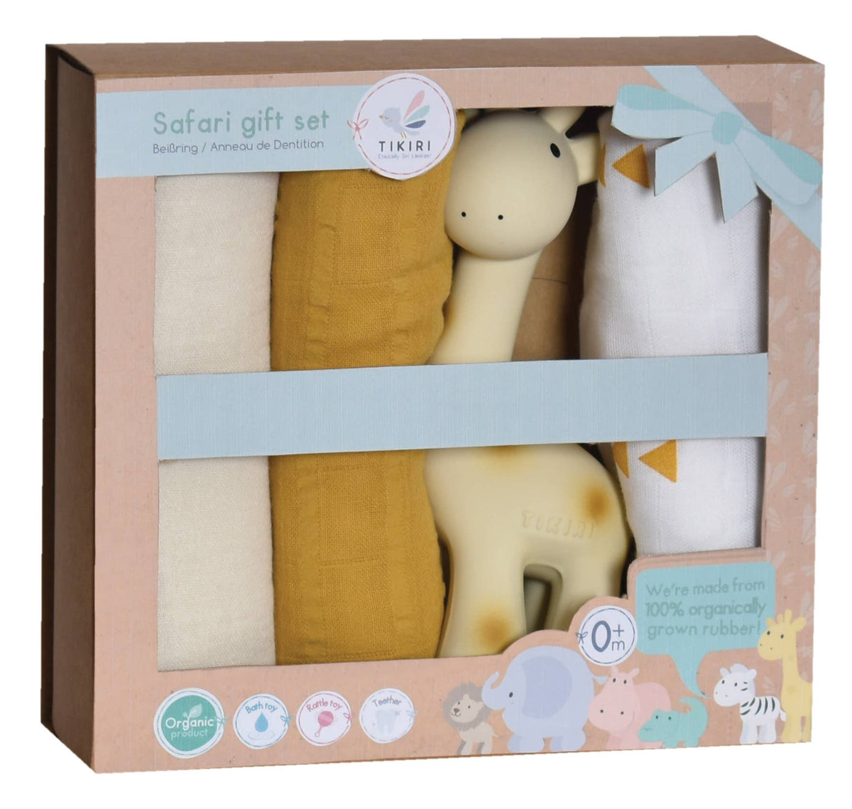 Tikiri Toys LLC - Giraffe Gift Set