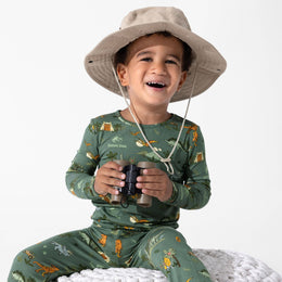 Bellabu Bear - Jurassic Park: Safari Bamboo Kids Pajamas