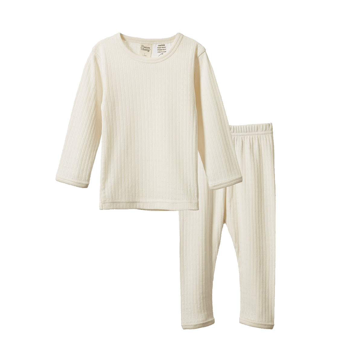 Nature Baby - Pointelle Long Sleeve Pyjama Set