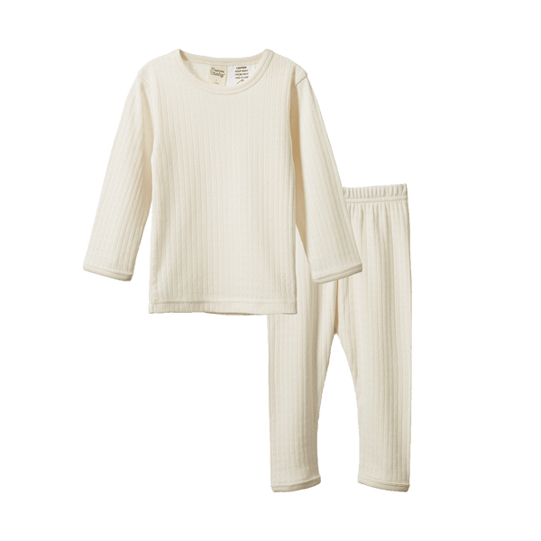 Nature Baby - Pointelle Long Sleeve Pyjama Set