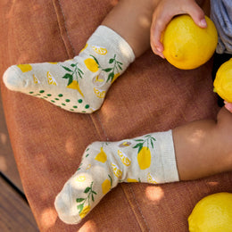Conscious Step - Kids Socks that Plant Trees | Lemons - Organic Cotton Socks