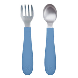 WeeSprout - Stainless Steel Toddler Fork & Spoon Set – 2 Piece