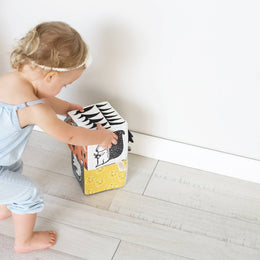 Wee Gallery - Jungle Soft Block - Activity Toy for Baby