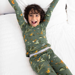 Bellabu Bear - Jurassic Park: Safari Bamboo Kids Pajamas