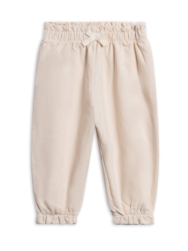 Colored Organics - Lexi Fine Corduroy Ruffle Pant - Cream