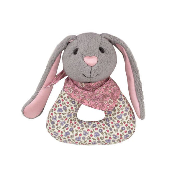 Apple Park - Patterned Rattle - Bunny