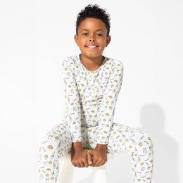 Bellabu Bear - Milk and Cookies Bamboo Kids Pajamas