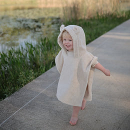 Mushie -  Bear Poncho Towel