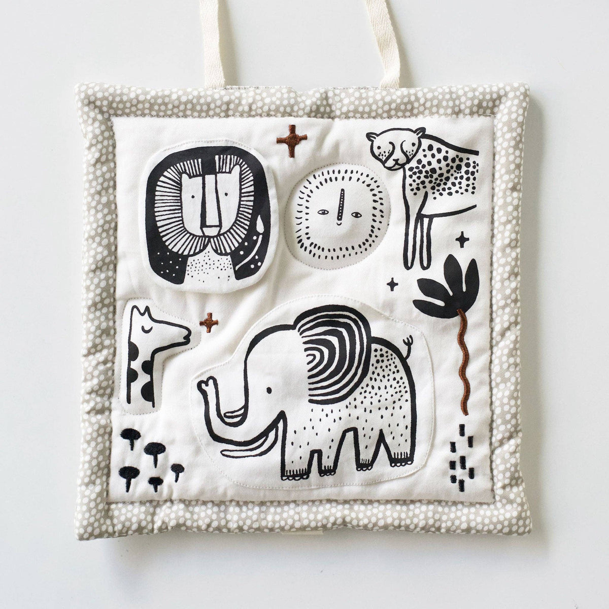Wee Gallery - Organic Activity Pad for Baby - Safari Animals