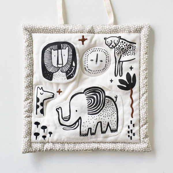 Wee Gallery - Organic Activity Pad for Baby - Safari Animals