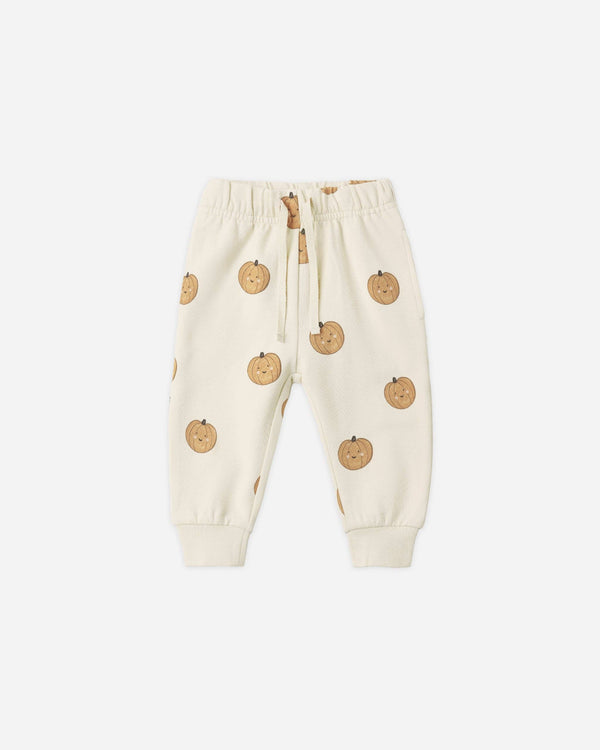 Quincy Mae - Relaxed Fleece Sweatpant Pumpkins