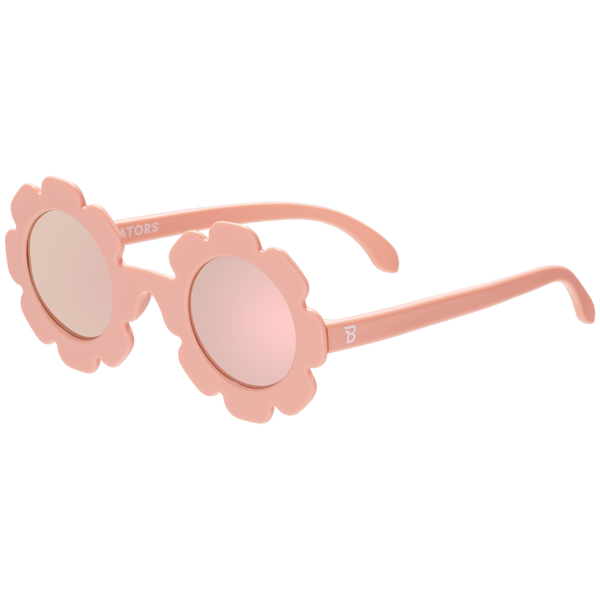 Babiators -  Flower Polarized Rose Gold Mirrored Lenses - Peachy Keen