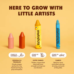 Honeysticks - Honeysticks Beeswax Crayons Super Jumbos 7pk