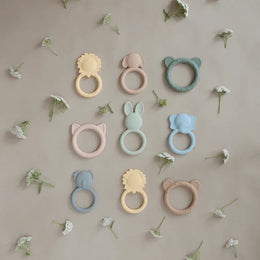 Mushie- Animal Ring Teethers