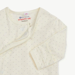 Magnetic Me - Modal Take Me Home Kimono Set - Pin Dot Cream