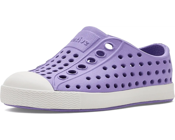 Native Shoes - Jefferson Kids - TWIRLING PURPLE/ SHELL WHITE