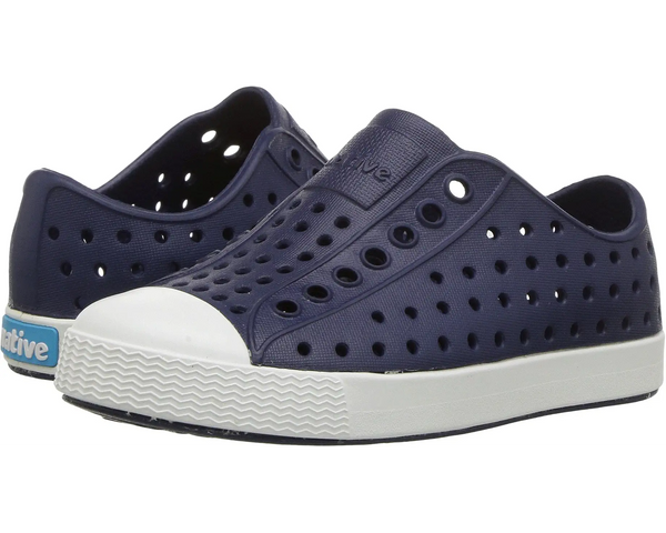 Native Shoes - Jefferson Kids - REGATTA BLUE/ SHELL WHITE