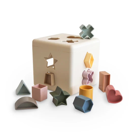 Mushie - -Shape Sorting Box